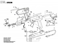Bosch 0 601 950 742 GKP 200 CE Diy Glue Gun 240 V / GB Spare Parts GKP200CE